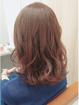 トゥーリ 浜町店 長崎(tuuli) 個室美容室tuuli  ピンクベージュ