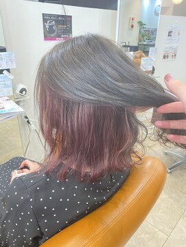 カルマ(KARMA) カシスピンクインナーカラー！！