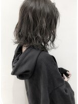 ネイヴィル オモテサンドウ(navile omotesando)&nbsp;☆ブリーチなしグレージュ×大人かわいい外ハネボブ20代30代40代