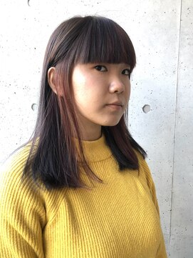 カラーラバー 鹿児島店(color lover) イヤリングカラー× ピンクレッド