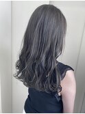 透明感あるダークグレージュ♪