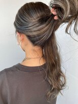 ヘアメイク ミチ 富田店(HAIRMAKE MICHI)&nbsp;【MICHI 富田店　古作蓮】ハイライト×グレー