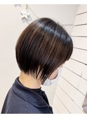 +＊～ショートボブwith縮毛矯正～＊+