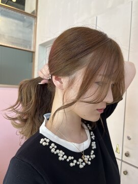 ウィクシーミミ 栄矢場町店(wixy mimi) 大人ベージュで柔らかい後毛♪