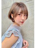 【Lond ambre】川村利幸/オシャレショート/グレージュカラー