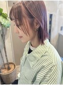 ▲ヘイリーボブ×ピンクバイオレットカラー