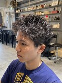 スパイキーショート/ツイスト/メンズパーマ/刈り上げなし