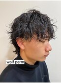 【SATOSHI】ウルフカット×無造作スパイラルパーマ