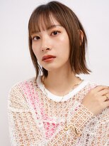 コージークルー(cozy creww)&nbsp;切りっぱなしボブ セミディ シアーカラー美髪*