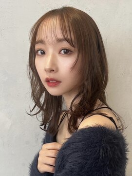 ノイ(noi) ミルクティーベージュカラーくびれヘアグレージュカラー韓国