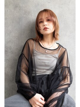 ヘアーメイクパウダー 天王寺寺田町店(Hair make powder) 大人可愛い20代30代40代小顔ウルフレイヤーボブ