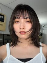 ノイ(noi) 顔周りレイヤーカットくびれヘアミルクティーベージュカラー