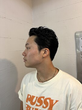 ビーバイエイトジェンツ(Bee by EIGHT GENTS) カルマパーマ/ベリーショート/ダークアッシュ/ニュアンスパーマ