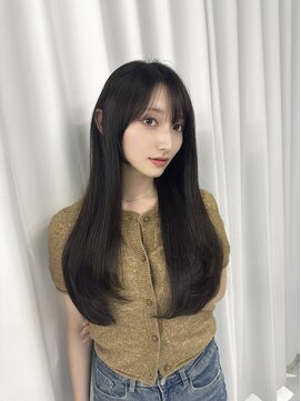 ハピネス 梅田茶屋町店(HAPPINESS) ロングレイヤー/韓国ヘア/髪質改善/顔まわり/ブリーチなし