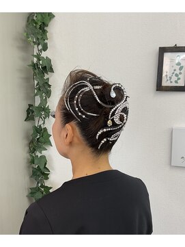 千代田美容室 スタンダード用アップスタイル