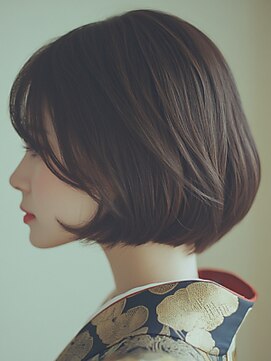 クロワ(croix) （前髪なし）ローレイヤーボブ