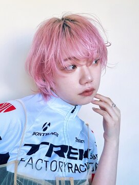 アルバム 銀座(ALBUM GINZA) ピンクヘアー透明感カラーピンクグレープフルーツ_59667