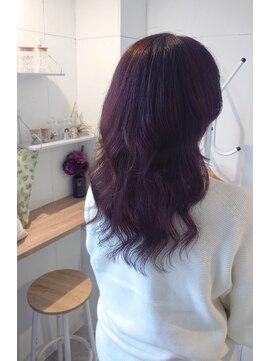 トパーズ(topaz) 40代/50代/ウルフカット+ピンクラベンダー