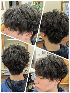 クリア 美容室 波巻きスパイラルパーマ☆