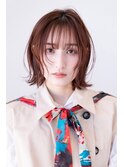 レイヤーカットくびれレイヤー顔周りレイヤー韓国ヘア小顔