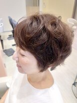 桜デコルポル(桜DECOルポル) 手ぐしのみでOK！！クセ毛を活かしたショートウルフ☆