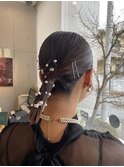 結婚式お呼ばれヘア