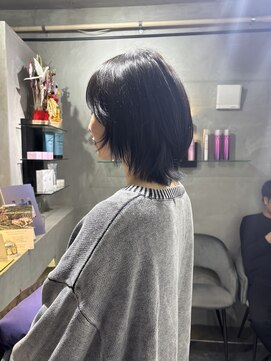 レックス 中野(rex) インナーカラーネイビー/ウルフ