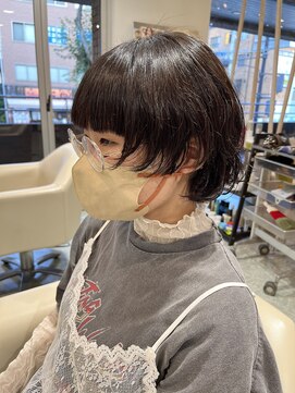 メゾンドボーテ 箕面店(MAISON DE BEAUTE) ショートボブ×パーマ×レイヤー