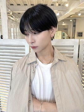 リコバイアフロート(riko by afloat) メンズカット/シースルー/ニュアンスパーマ/韓国