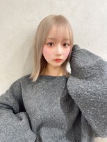 ロンド マーレ 天神大名店(Lond mare) ミルクティーベージュ/ハイトーン/ブリーチ