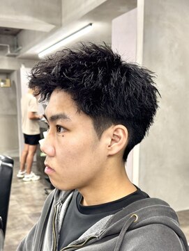 ニコ トウキョウ ロジック(nico TOKYO Logic) 刈り上げアップバングスパイキーショートパーマスパイラルパーマ