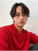 ツイストスパイラルパーマ波巻きスパイラル刈り上げマッシュ