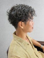 《髪質改善 縮毛矯正/ 酸性ストレート/髪質改善トリートメント》nui + (茨木店) ミディアムヘア/暗めカラー/グランマッシュ/茨木