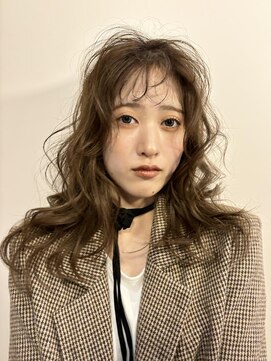 まろやかベージュ/ベージュカラー/シースルーバング/横浜元町