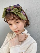 マルツ 銀座(maltu) オリーブベージュウェーブミディアムオリーブグレージュ銀座