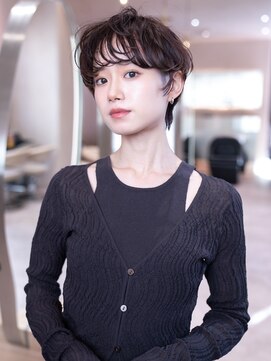 ハバナ 天神(HAVANA) 大人ガーリーショートボブ/似合わせカット/ダークアッシュ