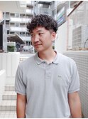 千葉駅MEN’S HAIR/サーフカール/刈り上げセンターパート
