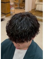 エッジ(EDGE)&nbsp;大分メンズ刈り上げマッシュツイストスパイラルパーマスタイル