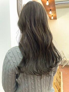 パークレーン アイス イヴェン アネックス(PARK LANE ICI yeven.anx) 春◎ブリーチなしダブルカラー！オリーブベージュ×大人YUKI