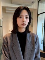 ラパンセノアール(LA PENSEE NOIR) かきあげボブ