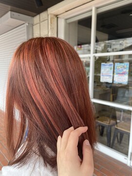 モアヘアー(MORE-HAIR) オレンジカラー