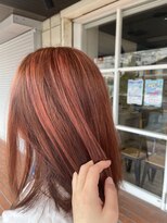 モアヘアー(MORE-HAIR) オレンジカラー