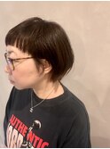 【content Yumi】ラウンドアシメの前髪◎マッシュボブ