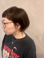 ラトリエコンタン(L´atelier Content)&nbsp;【content Yumi】ラウンドアシメの前髪◎マッシュボブ