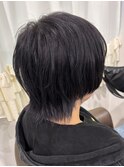 ウルフカット 中性 レイヤーカット