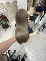 ロンドシェリ 仙台(Lond Cheri)&nbsp;ケアブリーチダブルカラーミルクティーハイトーンデザインカラー