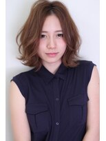 クーエフー(coo et fuu)&nbsp;センターパートのウェーブボブ♪藤沢　ふんわりデジタルパーマ