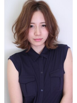 クーエフー(coo et fuu) センターパートのウェーブボブ♪藤沢　ふんわりデジタルパーマ