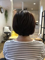 月と風 長良店&nbsp;フワッと可愛いショートボブ