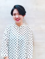 リバティーエイチ 勝どき店(LIBERTY-H)&nbsp;ツヤ感＊丸みのある女性らしいショートボブ ブルージュカラー